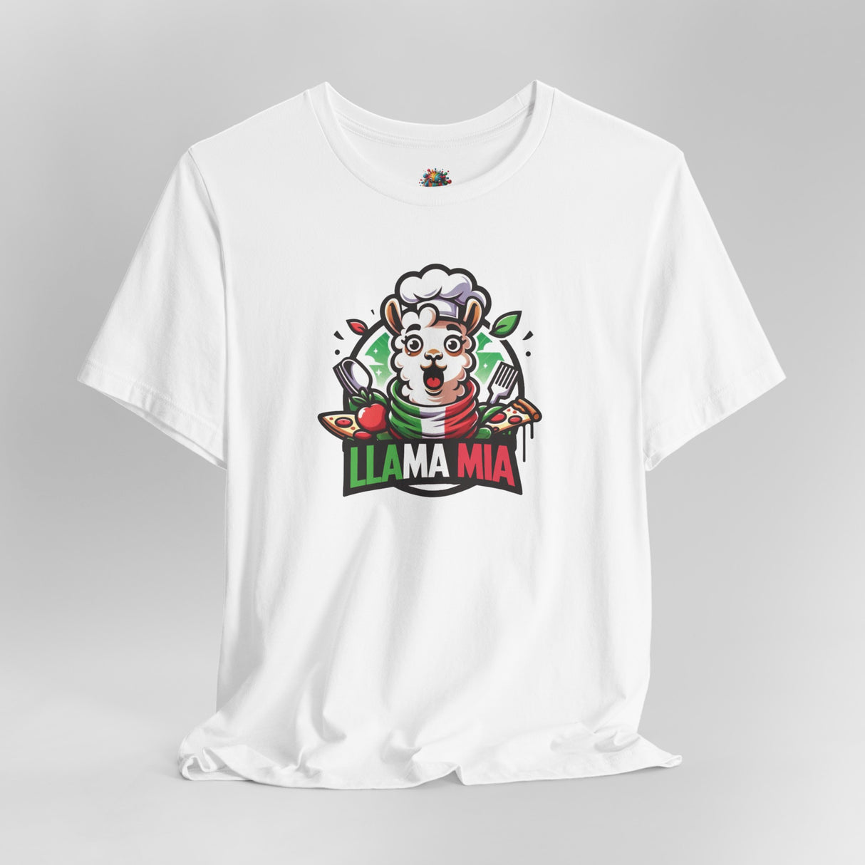 Llama Mia - Unisex Cotton T-Shirt - The Drip Monster