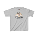 Llamazing Grace - Youth Cotton T-Shirt - The Drip Monster