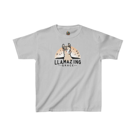 Llamazing Grace - Youth Cotton T-Shirt - The Drip Monster