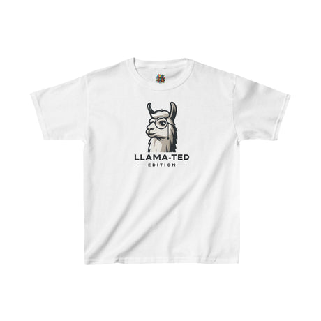 Llama-ted Edition - Youth Cotton T-Shirt - The Drip Monster