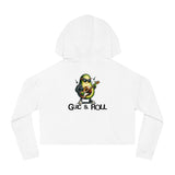 Guac & Roll - Women’s Cropped Hoodie - The Drip Monster