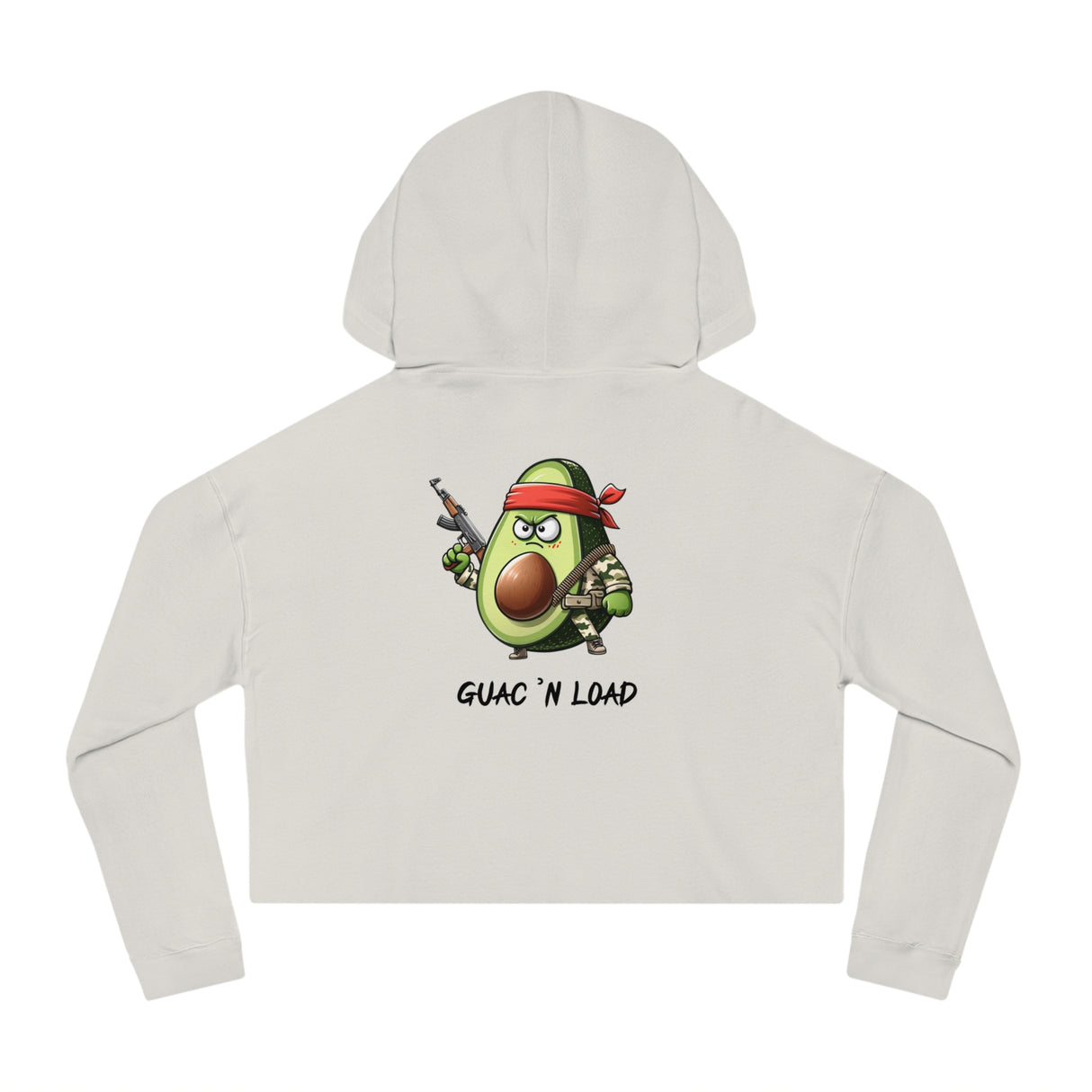 Guac 'N Load - Women’s Cropped Hoodie - The Drip Monster