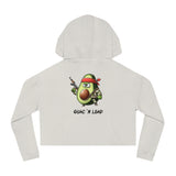 Guac 'N Load - Women’s Cropped Hoodie - The Drip Monster