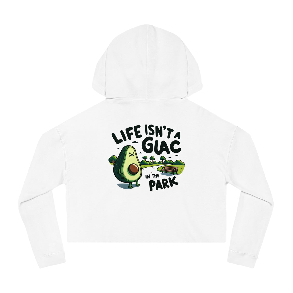 Guac in the Park - Women’s Cropped Hoodie - The Drip Monster