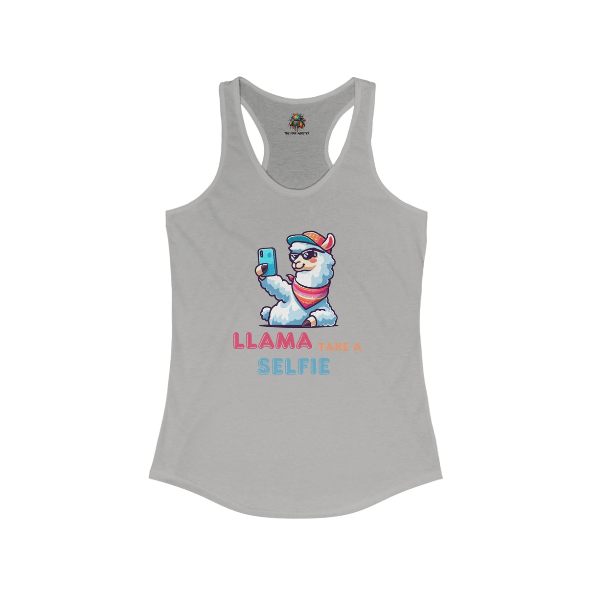 Llama Take a Selfie - Women's Tank-Top - The Drip Monster