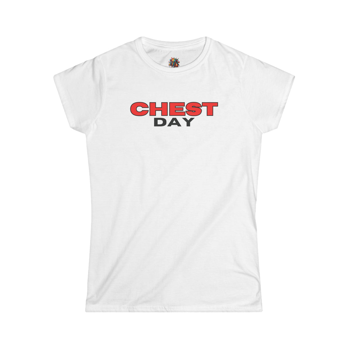 Chest Day - Women's Cotton T-Shirt - The Drip Monster