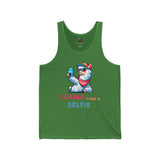 Llama Take a Selfie - Unisex Tank-Top - The Drip Monster