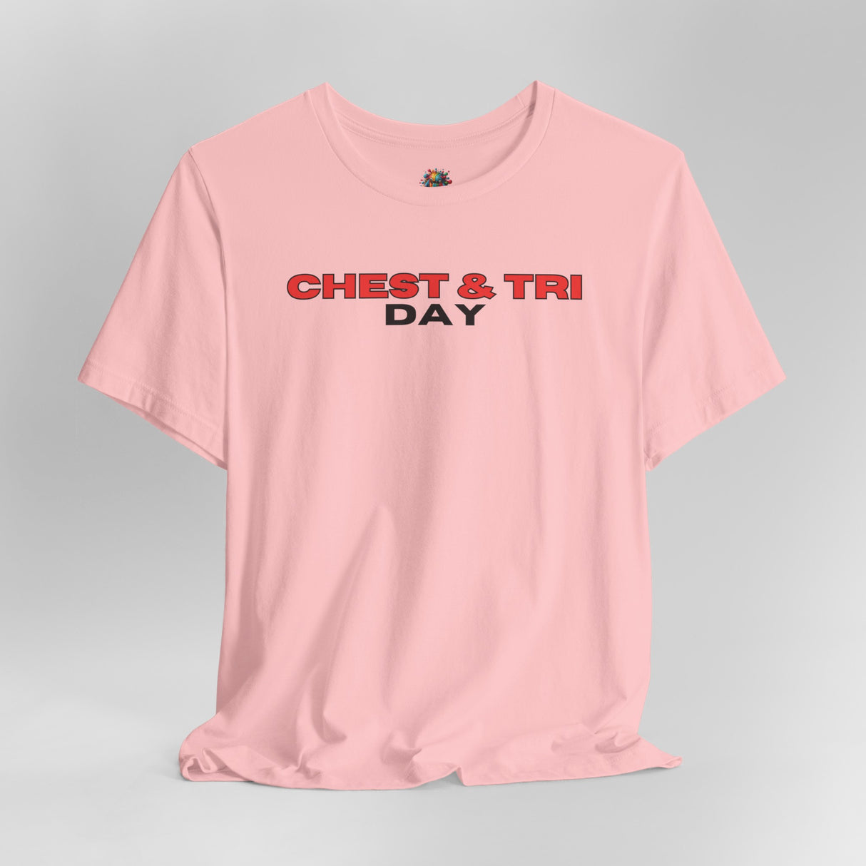 Chest & Tri Day - Unisex Cotton T-Shirt - The Drip Monster