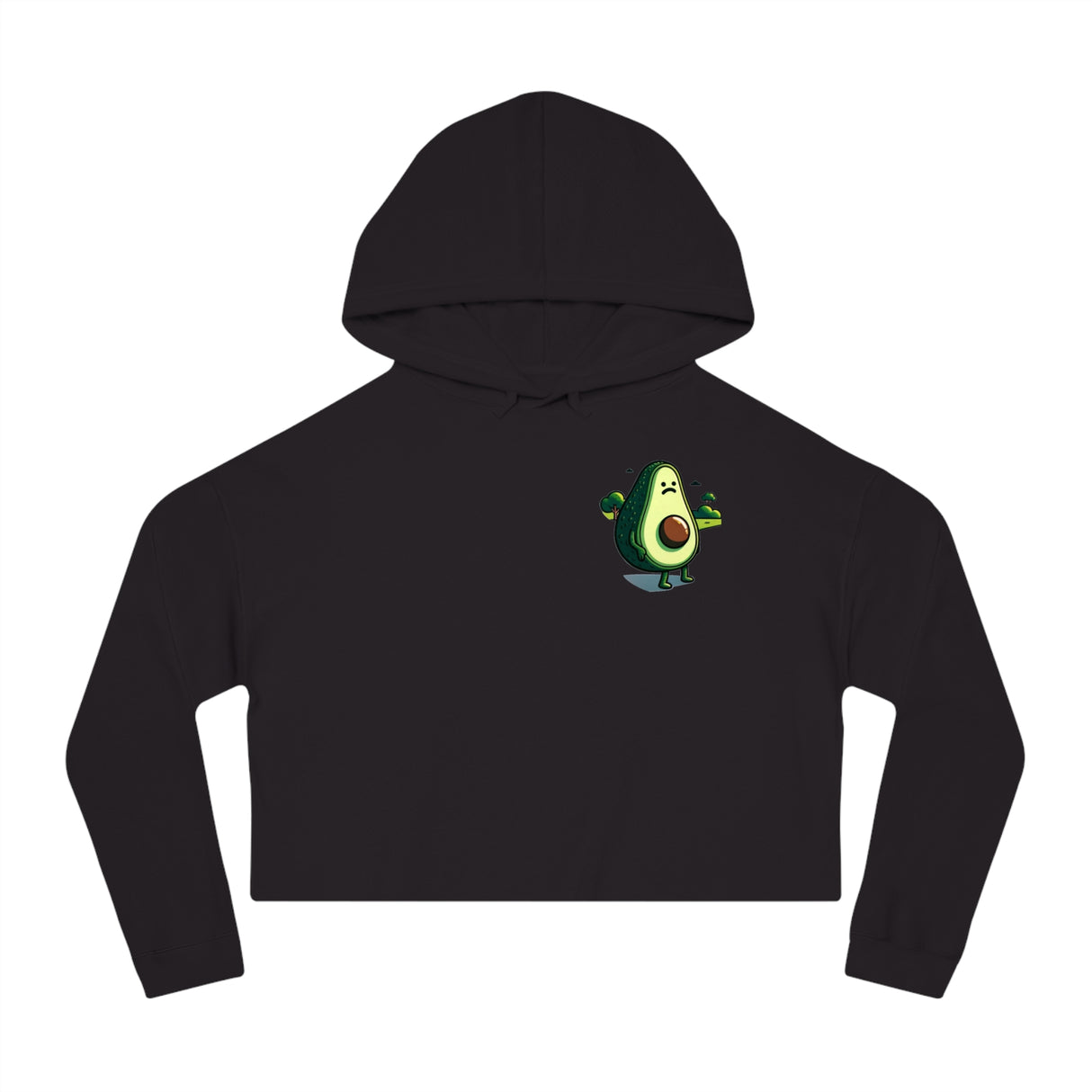 Guac in the Park - Women’s Cropped Hoodie - The Drip Monster