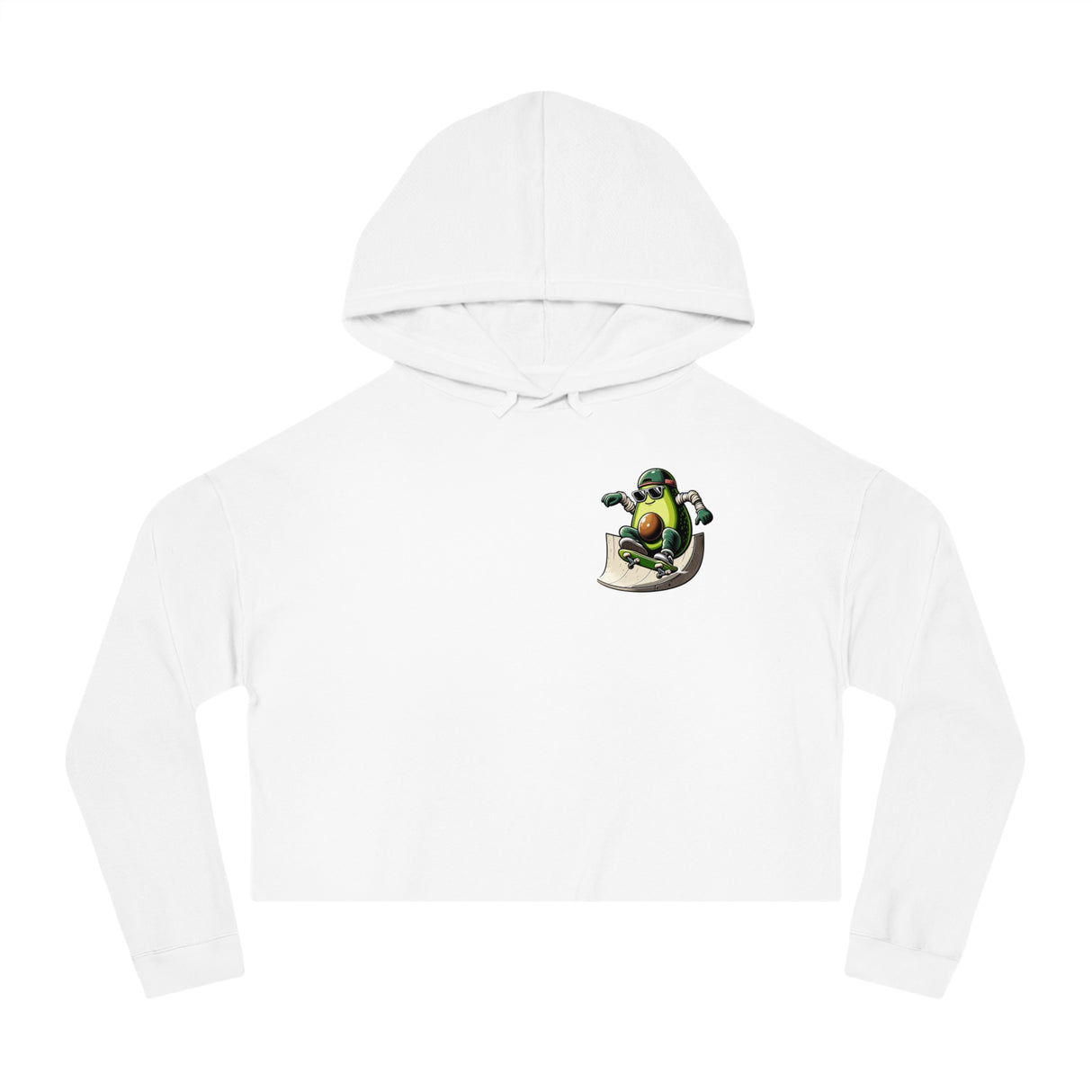 Tony Guac - Women’s Cropped Hoodie - The Drip Monster