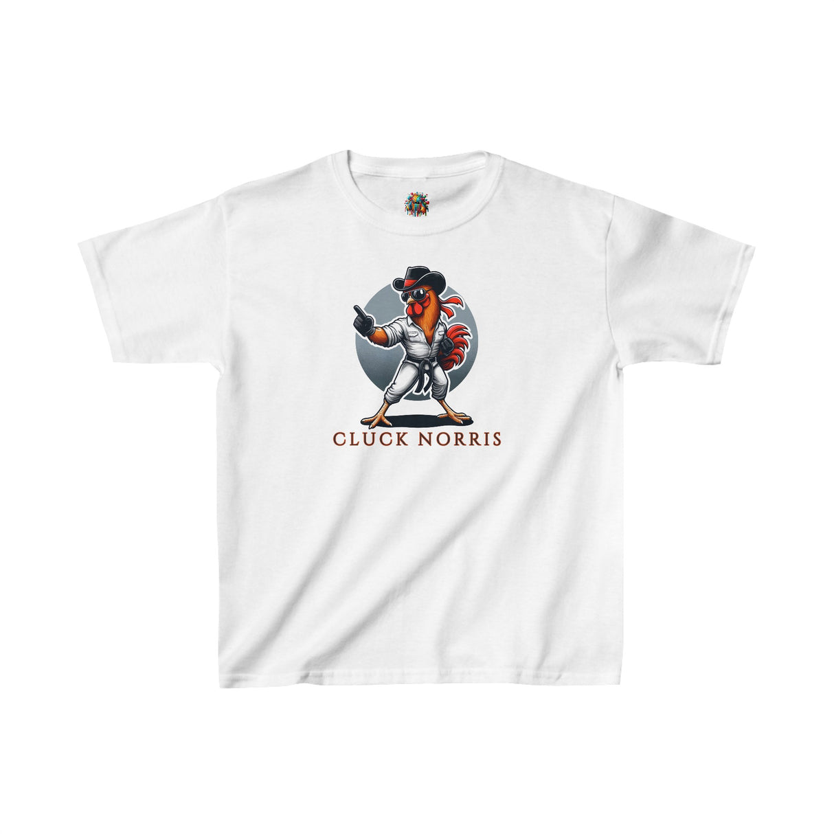 Cluck Norris - Youth Cotton T-Shirt - The Drip Monster