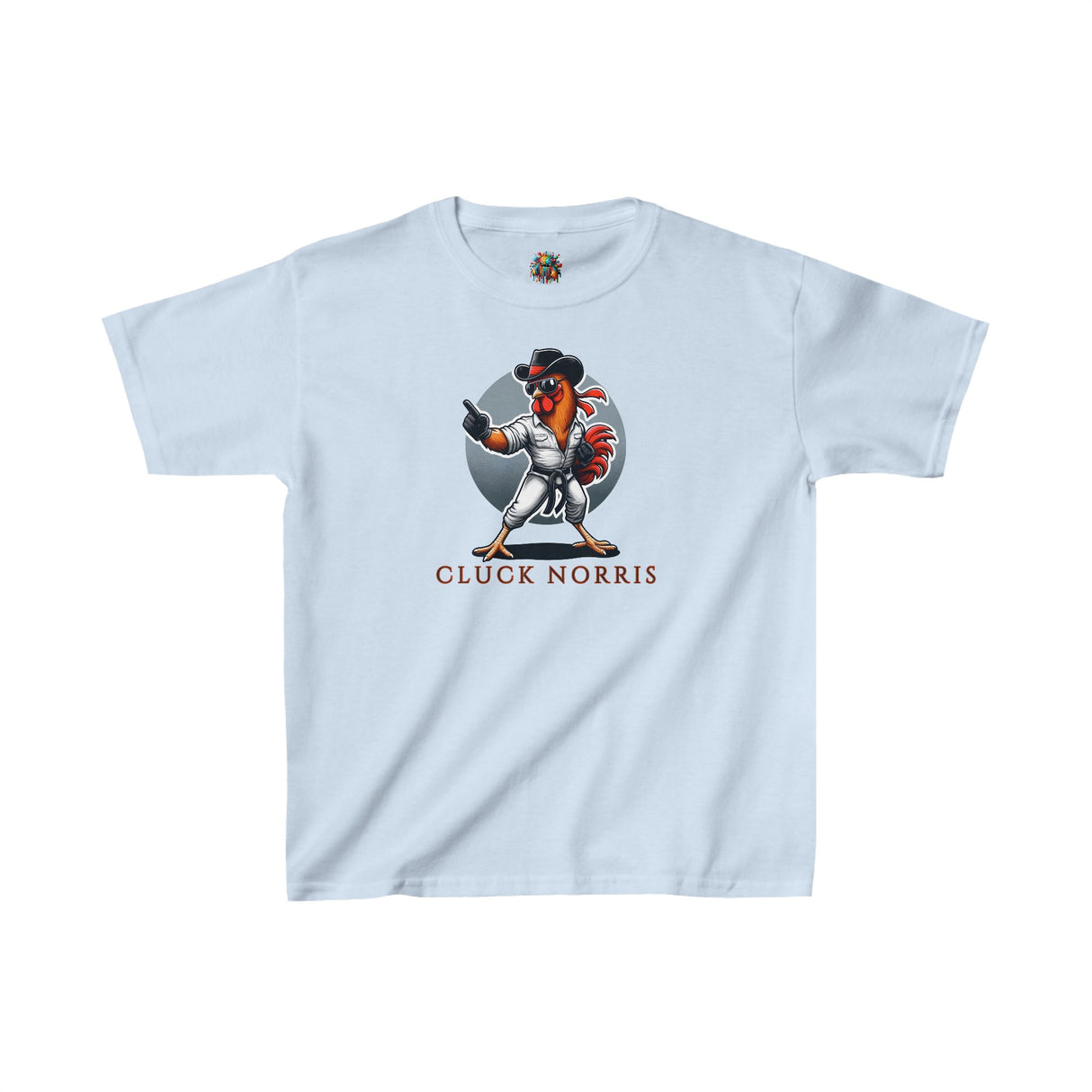 Cluck Norris - Youth Cotton T-Shirt - The Drip Monster