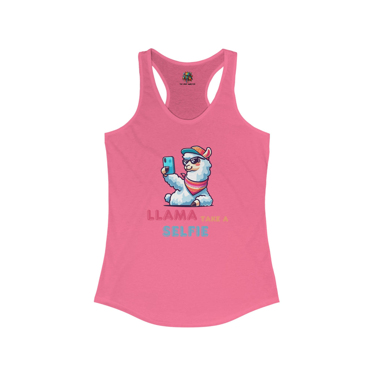 Llama Take a Selfie - Women's Tank-Top - The Drip Monster