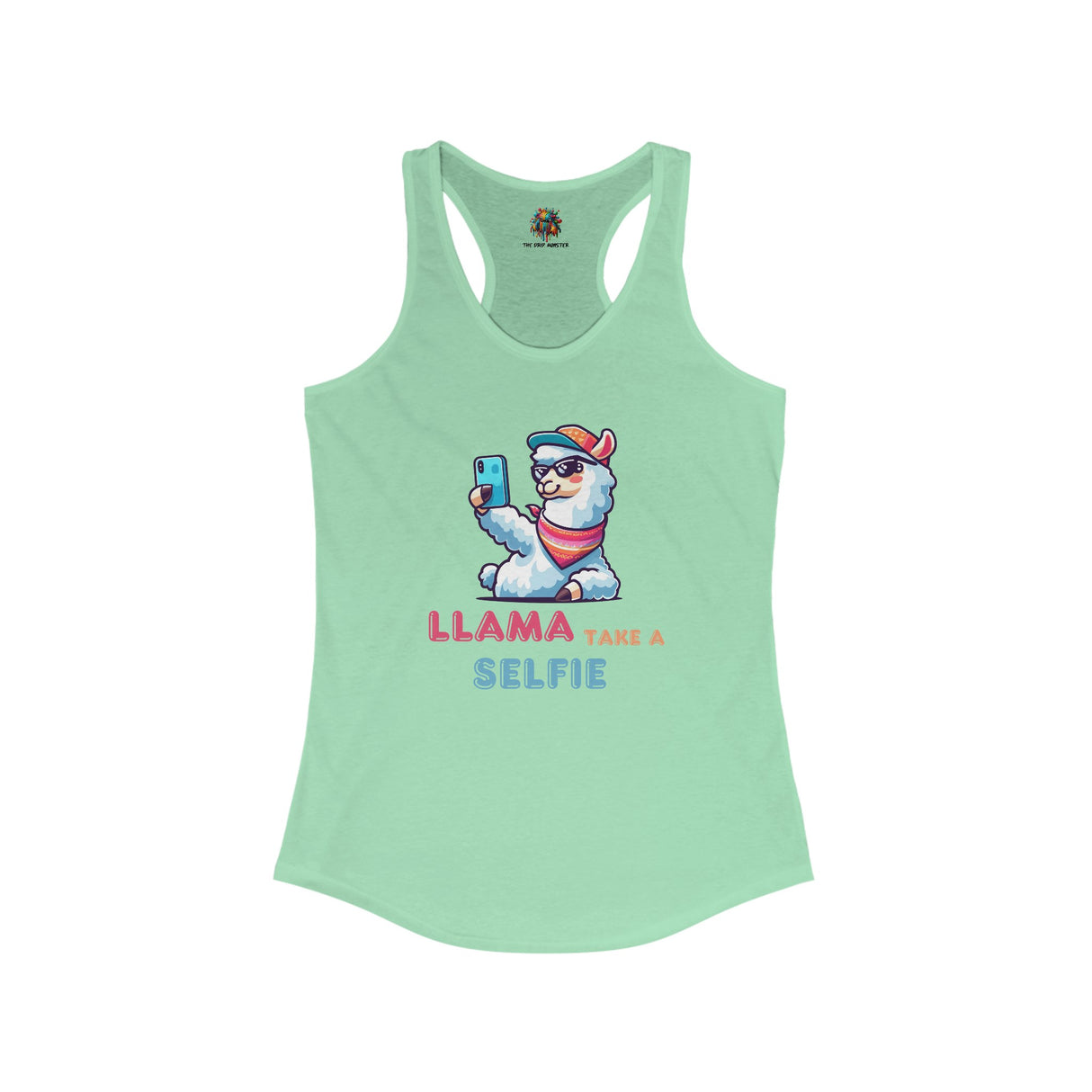 Llama Take a Selfie - Women's Tank-Top - The Drip Monster