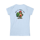 Guac-a-Doodle-Doo - Premium Women's T-Shirt - The Drip Monster